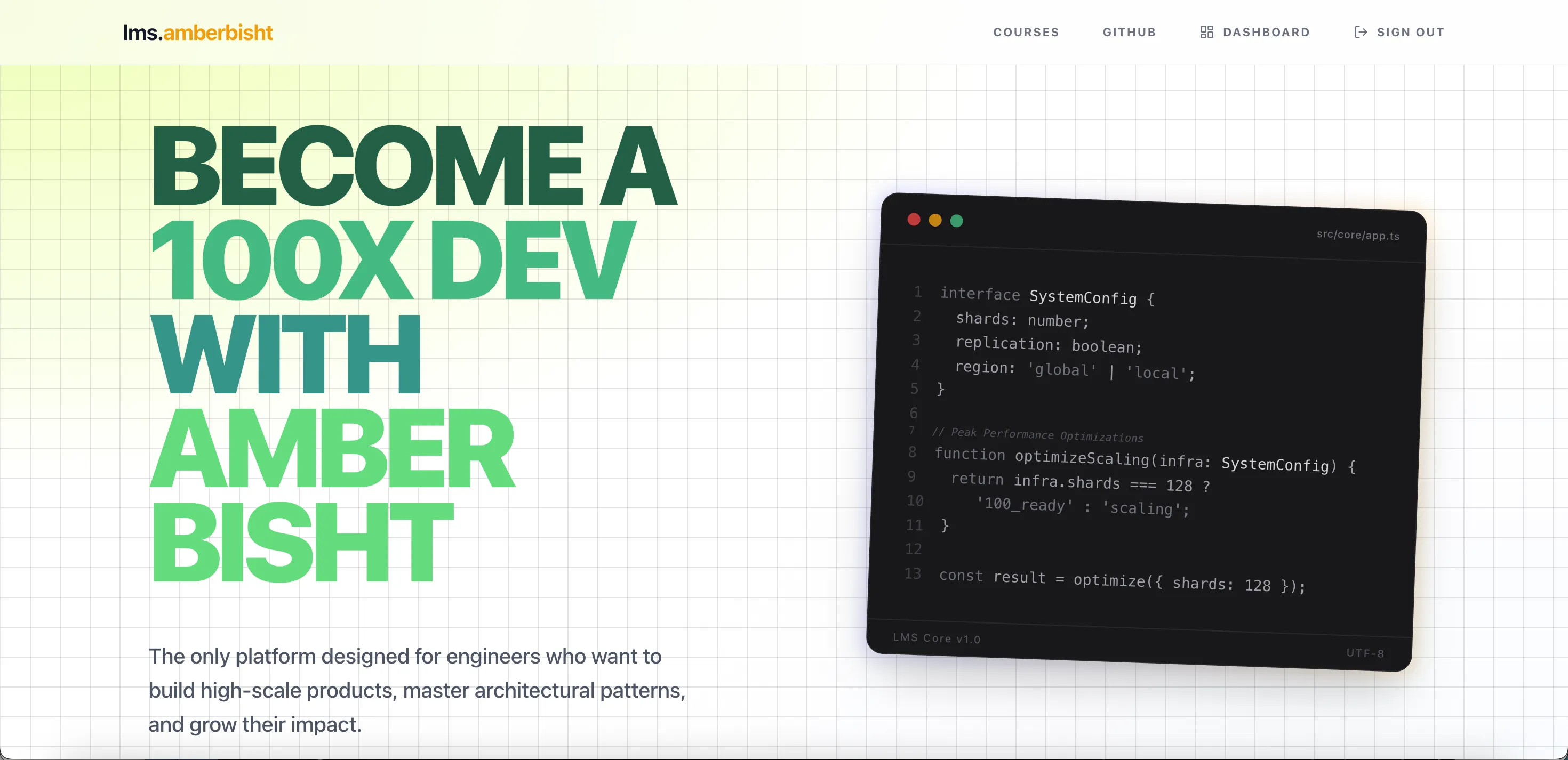AES-128 LMS – Secure Scalable Learning Platform